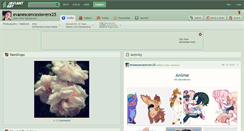 Desktop Screenshot of evanescencexloverx25.deviantart.com