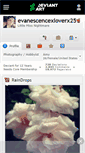 Mobile Screenshot of evanescencexloverx25.deviantart.com
