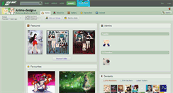 Desktop Screenshot of anime-design.deviantart.com