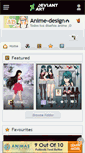 Mobile Screenshot of anime-design.deviantart.com