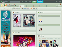 Tablet Screenshot of anime-design.deviantart.com