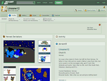 Tablet Screenshot of linoone12.deviantart.com