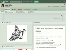 Tablet Screenshot of dark-slifer.deviantart.com