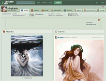 Tablet Screenshot of ninykinin.deviantart.com
