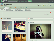 Tablet Screenshot of danieladawson.deviantart.com