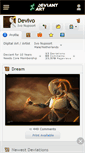 Mobile Screenshot of devivo.deviantart.com