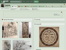 Tablet Screenshot of husonal.deviantart.com