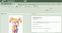 Desktop Screenshot of joelthejackwolf.deviantart.com