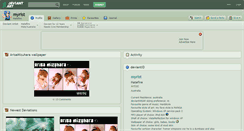 Desktop Screenshot of myrist.deviantart.com
