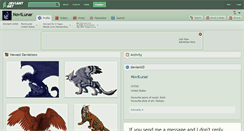 Desktop Screenshot of novilunar.deviantart.com
