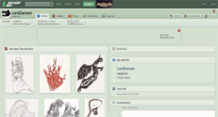 Desktop Screenshot of lordzannen.deviantart.com