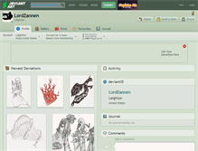 Tablet Screenshot of lordzannen.deviantart.com