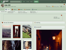 Tablet Screenshot of kail-ink.deviantart.com