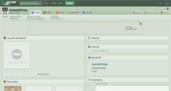 Desktop Screenshot of antoniopixley.deviantart.com