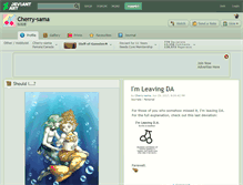 Tablet Screenshot of cherry-sama.deviantart.com