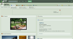 Desktop Screenshot of nightface.deviantart.com