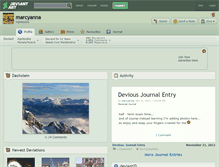 Tablet Screenshot of marcyanna.deviantart.com