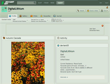 Tablet Screenshot of digitallithium.deviantart.com