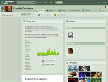 Tablet Screenshot of cos-net-central.deviantart.com
