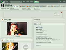 Tablet Screenshot of bekitalent.deviantart.com