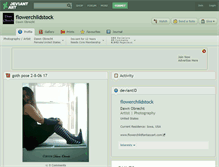 Tablet Screenshot of flowerchildstock.deviantart.com
