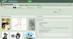 Desktop Screenshot of musicalmadness.deviantart.com