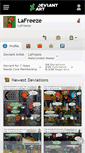 Mobile Screenshot of lafreeze.deviantart.com