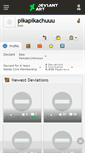 Mobile Screenshot of pikapikachuuu.deviantart.com