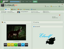 Tablet Screenshot of elwolfakalutik.deviantart.com