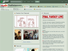 Tablet Screenshot of finalfantasylove.deviantart.com