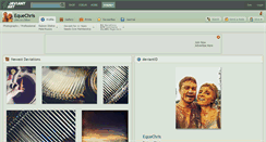 Desktop Screenshot of equechris.deviantart.com