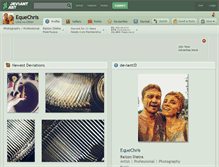 Tablet Screenshot of equechris.deviantart.com