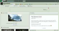 Desktop Screenshot of desmondwoot.deviantart.com