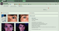 Desktop Screenshot of mercyman.deviantart.com