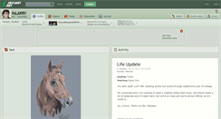 Desktop Screenshot of iislarry.deviantart.com