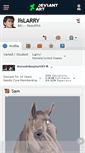 Mobile Screenshot of iislarry.deviantart.com