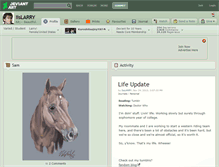 Tablet Screenshot of iislarry.deviantart.com