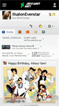 Mobile Screenshot of illusionevenstar.deviantart.com