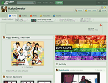 Tablet Screenshot of illusionevenstar.deviantart.com