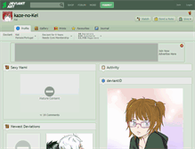 Tablet Screenshot of kaze-no-kei.deviantart.com