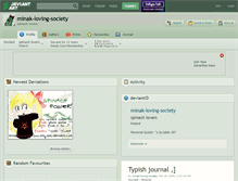 Tablet Screenshot of minak-loving-society.deviantart.com