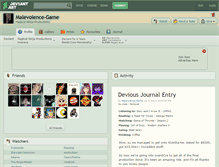 Tablet Screenshot of malevolence-game.deviantart.com