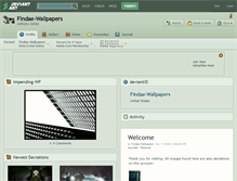 Tablet Screenshot of findae-wallpapers.deviantart.com