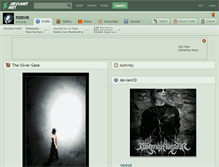 Tablet Screenshot of nosve.deviantart.com