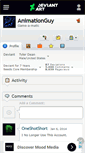 Mobile Screenshot of animationguy.deviantart.com