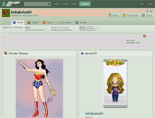 Tablet Screenshot of kohakuhoshi.deviantart.com