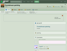 Tablet Screenshot of forestdream-painting.deviantart.com