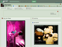Tablet Screenshot of krazygloo.deviantart.com