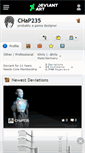 Mobile Screenshot of chap235.deviantart.com
