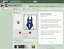 Tablet Screenshot of mayuri-madness-fc.deviantart.com